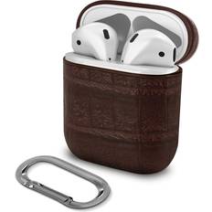 devia Case Airpods 1st Generation Leather Look Magnetic Carabiner Lux