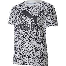 Grey T-shirts Puma Classics Wild Tee - Grey