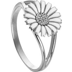 Aagaard Ringe Aagaard Sterling sølv fingerring, Marguerite med blank overflade, model 4405559