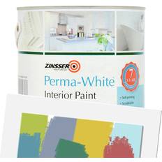 Zinsser Blue Paint Zinsser Perma-White Interior RAL 5010 Gentian Blue 2.5L