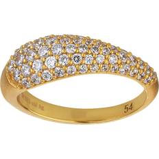 Ringer ByBiehl Ocean Flow Sparkle Ring, Guld