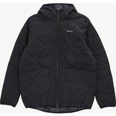 Black Kids Logo-embroidered Padded Shell Jacket 6-13 Years