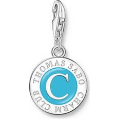 Turquoise Charms & Pendants Thomas Sabo Charm pendant turquoise 2098-007-17