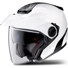 Nolan Hvid Motorcykelhjelme Nolan Pilothjelm N40-5 Classic N-COM, Metal Hvid