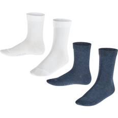 Wool Children's Clothing Falke Girls White Cotton Socks 35-38