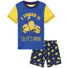 Checkered Pyjamases MINIONS Short Pyjama Set Multi 4-5 Years