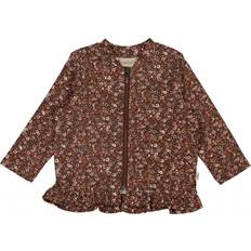 Wheat Rød Overdele Wheat Cardigan Alicia Maroon Flowers mdr