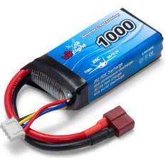 Li-Po Batteri 3S 11,1V 1000mAh 25C T-Kontakt