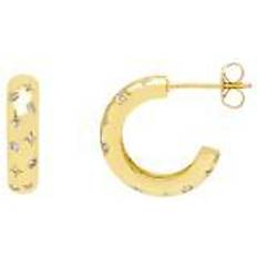 Estella Bartlett Constellation Chunky Hoop Earrings - Gold