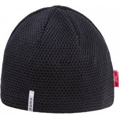 strikket hue med Gore Windstopper, sort