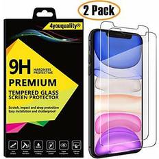 Apple iPhone 11 Screen Protectors Branded [3-pack] iphone 11 iphone xr screen protector, tempered glass