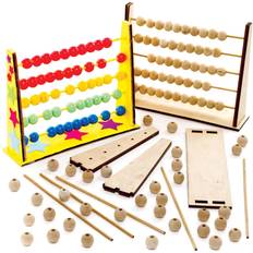 Abacus Baker Ross Wooden Abacus Kit Each
