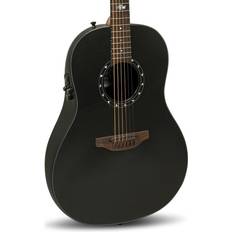 Ovation Instruments de Musique Ovation Pro Series Ultra Mid-Depth Non-Cutaway Pitch Black