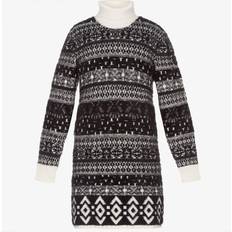 Moncler Enfant Teen Girls Black Wool Dress