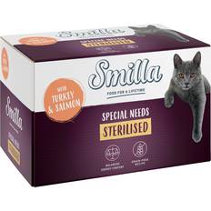 Økonomipakke: 24 Sterilised bakker Kalkun & Laks
