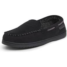 Dearfoams Men Keaton Microsuede Moccasin