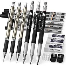 Nicpro 6pcs Mechanical Pencils Set 2mm Lead Holder