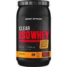 Orange Eiweißpulver Body Attack Clear Iso Whey 900