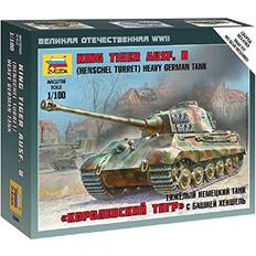 Scale Models & Model Kits Zvezda 1/100 Sd.Kfz.182 Königstiger Henschel