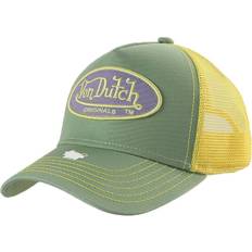 Von Dutch Kasketter Von Dutch Boston Trucker Cap, Green/yellow