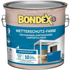 Malerfarbe Bondex wetterschutz-farbe dauerschutzfarbe 2,5l farbwahl Ral 5009 Blau