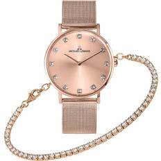 Jacques Lemans Uhren-Set Nice 1-2142C-SET Roségold