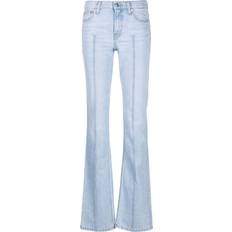 Filippa K Jeans Filippa K pintuck flared denim jeans women Organic Cotton Blue