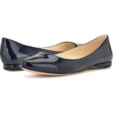 Blue - Men Ballerinas Nine West Speakup Flat Navy Patent