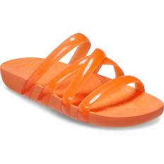 Crocs 36 ½ Sandalias Crocs Sandalias Splash Glossy Strappy - Orange/Red