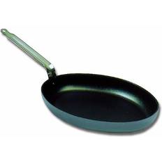 Matfer Bourgeat Chef Plus Non-Stick Oval Pan 40 cm Black