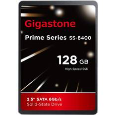 Gigastone Gigastone 128GB 2.5' Internal SSD, 3D NAND Solid State Drive, SATA III 6Gb/s 2.5 inch 7mm 0.28" Read up to 550MB/s