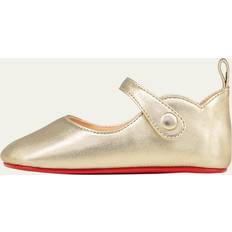 Babies - Leather Ballerinas Christian Louboutin Baby Love Chick Ballet Flats - Red