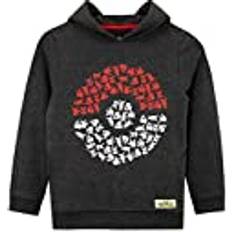 Pokemon Felpe Pokeball Pickachu Hoodie With Side Pockets Grey 5-6 Years