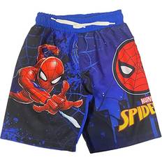 Marvel Swimwear Children's Clothing Marvel Spider-Man Little Boys Swim Trunks, Blue, 6-7