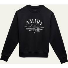 Girls Sweatshirts Children's Clothing Amiri Kid's Logo-Print Art District Sweatshirt, 4-12 BLACK