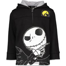 Disney Black Hoodies Disney Disney Nightmare Before Christmas Toddler Boys Half-Zip Hoodie 3T Black