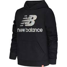 New Balance Black Hoodies New Balance Girl's Logo Graphic Hoodie 14-16