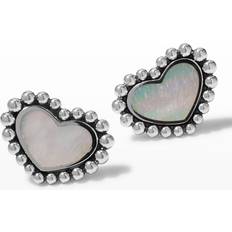 Lagos Sterling Silver Maya Mother of Pearl Inlay Stud Earrings