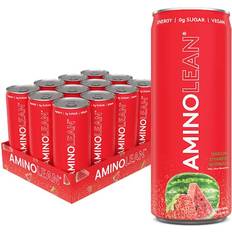 Energy Drink Sugar Free Amino Lean Energy Management Sparkling Strawberry Watermelon