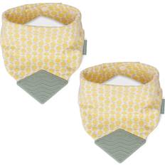 BooginHead Unisex Bibs With Teether 2-Pack Bandana Bibs