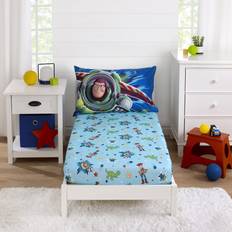 Black Sheets Kid's Room Disney Toy Story Power Up 2 Pack Fitted Sheet Toddler Sheet