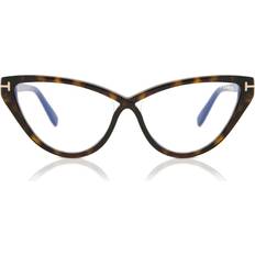 Tom Ford Nainen Lukulasit ja silmälasit Tom Ford FT5729-B Sininen-Light Block 052 Naisten Kilpikonnashell