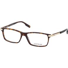 Briller & Læsebriller Montblanc MB0217O 002 55 Briller Mænd Tortoiseshell 55mm