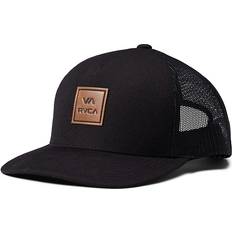 RVCA Clothing RVCA Men's Black All The Way Trucker Snapback Hat