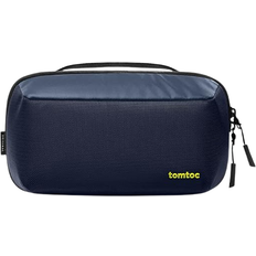 Macbook bag Tomtoc technology bag. electronic organizer accessory, for MacBook. charger, cables, power bank, hard drive, travel cords, waterproof storage bag with removable slots for USB adapter