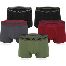 Men’s Super Soft Bamboo Boxers  5-pack- Fashion Dark Assorted
