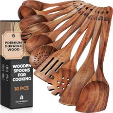 Woodenhouse Lifelong Quality Wooden Köksredskap 10st