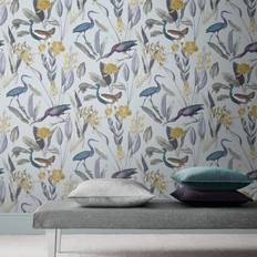 Graham & Brown Grey - Wallpapers Graham & Brown Glasshouse Wallpaper 111721 in Soft Grey