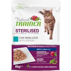 Natural Trainer Adult Sterilised 12 x 85 g Torsk