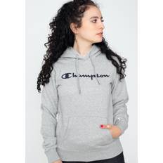 Champion Script Logo Hættetrøje Dame Grå